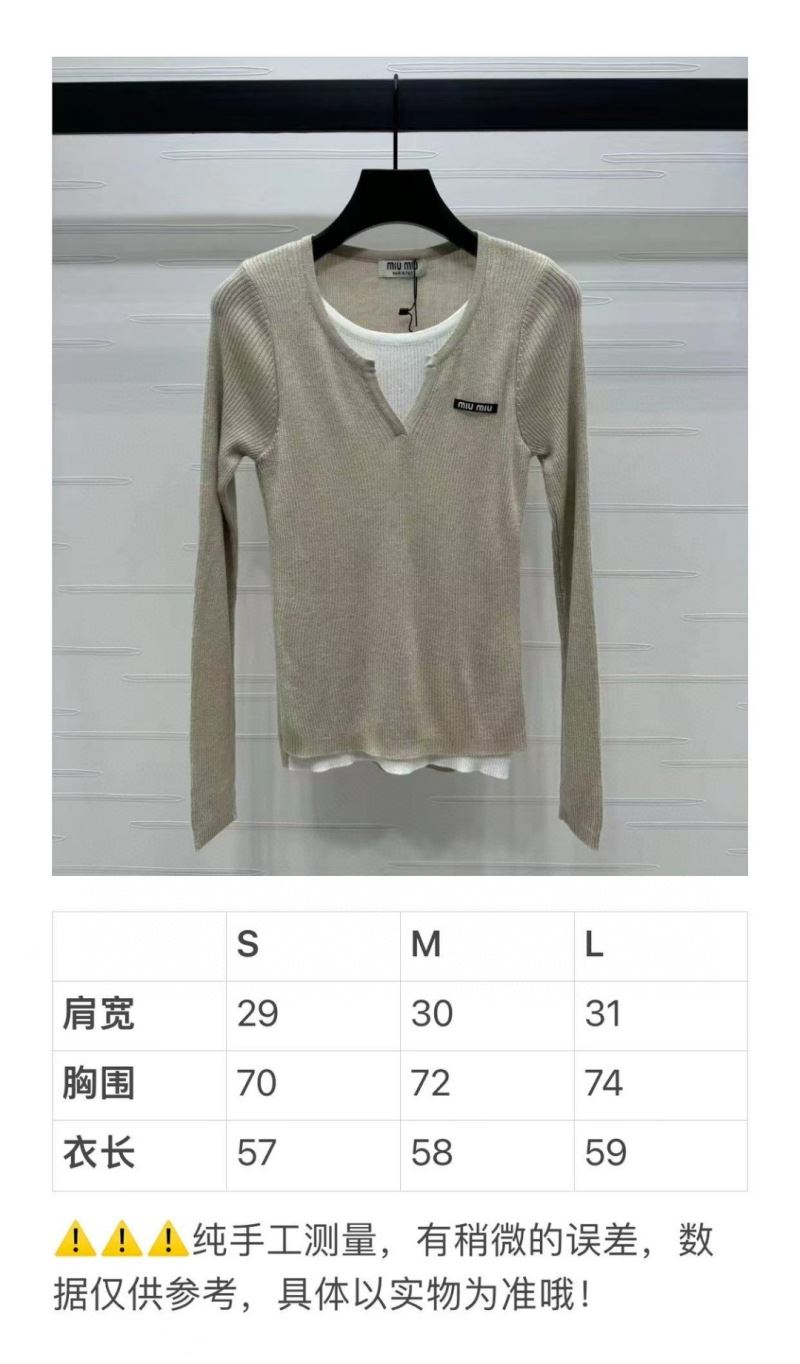 Miu Miu Sweaters